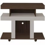 Rack Para Tv Guaiba Amendoa Off White
