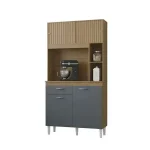 KIT DE COCINA MOVELMAX DUDA 0.90 DAMASCO RIPADO/OFF