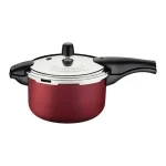 OLLA PRESION 24CM 6LTS.VANCOUVER EFFECT BORDO - Imagen 2