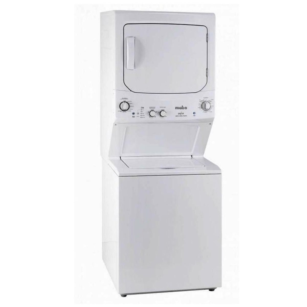 mabe-Centro-de-lavado-15-Kg-Blanco-MCL6840PSBB0-frente CENTRO DE LAVADO Y SECADO MABE 15KG - Imagen 1