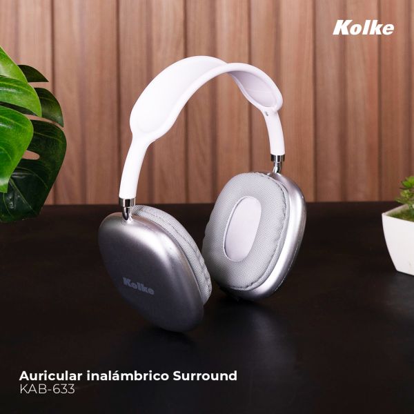 AURICULAR KOLKE PLTA 12 AURICULAR INALAMBRICO KOLKE SURROUND KAB-633 PLATA - Imagen 1