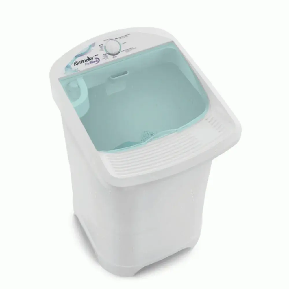 LAVARROPAS MUELLER POPTANK LAV.MUELLER POPTANK 5KG 220V 50HZ-BCO-NEGRO - Imagen 1