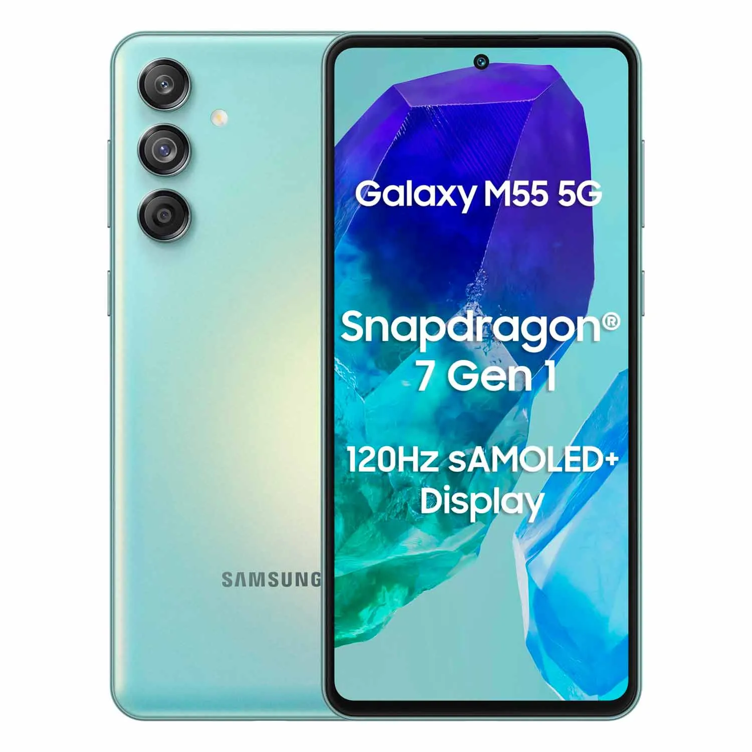 SAMSUNG M55 CELULAR SAMSUNG M55 8/256GB E IMEI - Imagen 1
