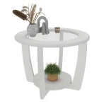 MESA CENTRO CURVE BLANCO (ARTELY)