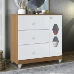 Comoda Lolly-22A BL/AMENDOA ESTRELA