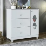 Comoda Lolly-22A BL/AMENDOA ESTRELA - Imagen 2