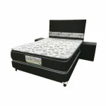 SOMMIER COMPLETO INMAPOL FLEX DUO 1.40 X 1.90 NEGRO/GRISS