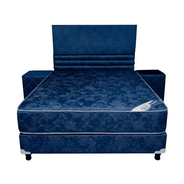 flex neo azul SOMMIER FLEX NEO AZUL/NEGRO/BORDO de 160x200cm - Imagen 1