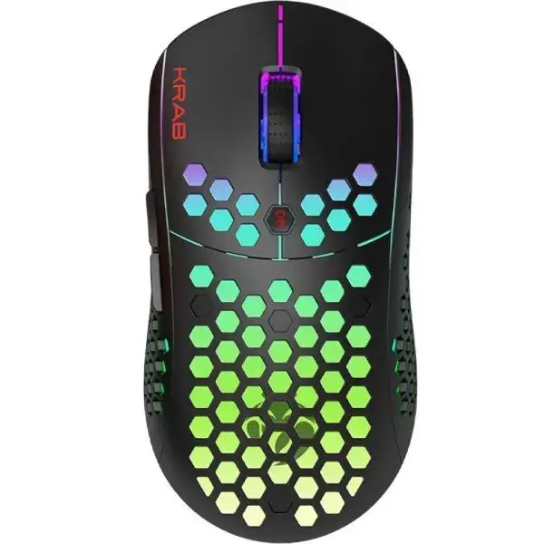 mouse_krab_negros Mouse Gamer Inalámbrico Krab KBGMD30 Dual Shadow - Imagen 1