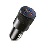 Cargador Rápido de Auto USB + USB C KCR-4741