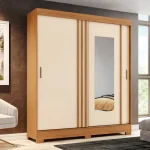Ropero 2 puertas Corredizas con Espejo BE309 Henn ABBA
