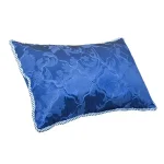 ALMOHADA 65X45 MATELASSE JACARD BEIGE/AZUL/BORDO