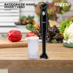BATIDORA DE MANO MIXER 1 VASO NAPPO PORTATIL 350W NEGRO - Imagen 2