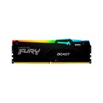 MEMORIA RAM DDR5 32GB 4800 KINGSTON FURY BEAST BK KF548C38BBA-32 RGB XMP