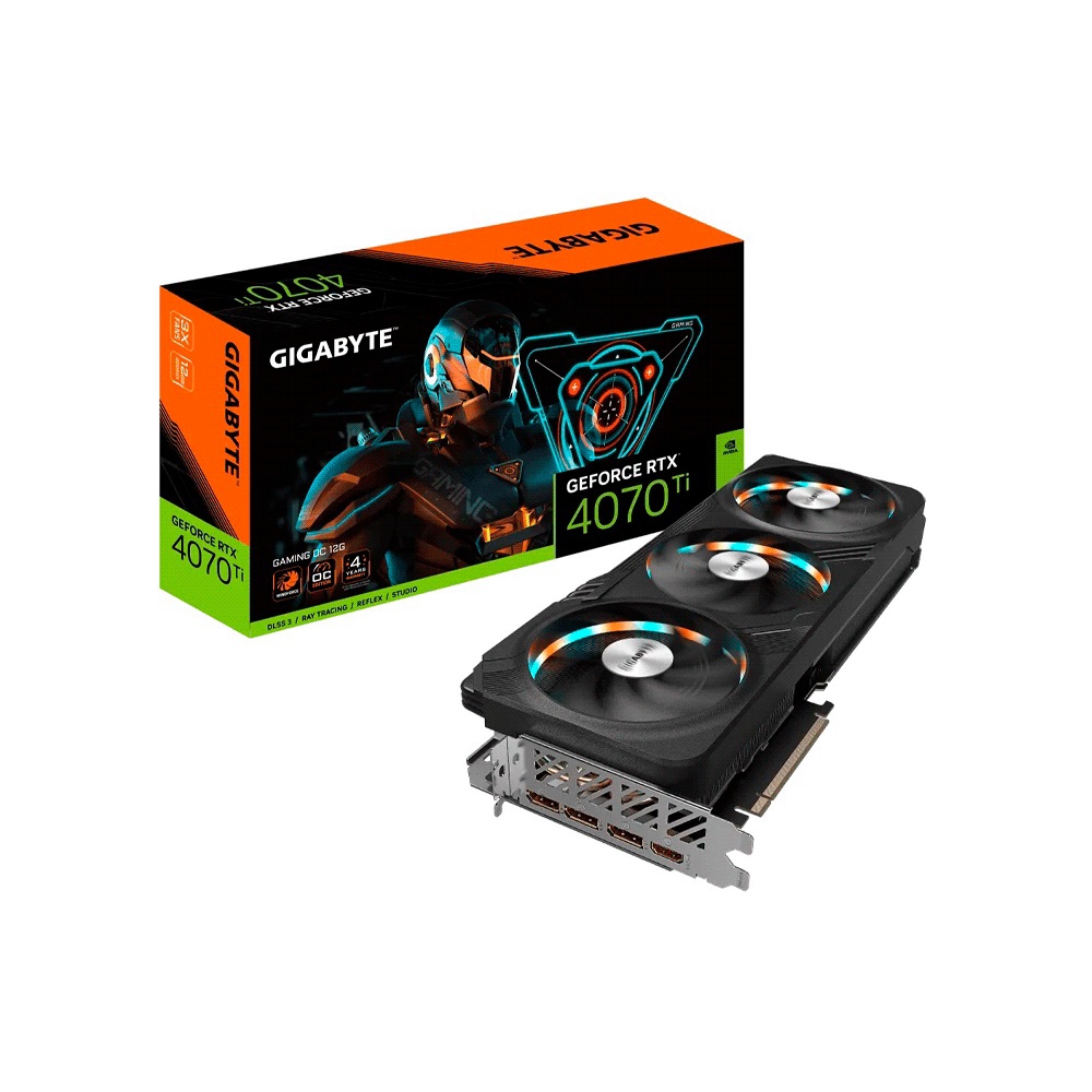 fastrax_103398_6930763c6c7a8.jpg PLACA DE VIDEO GIGABYTE RTX 4070TI GAMING OC 12GB GDDR6X GV-N407TGAMING OC-12GD - Imagen 1