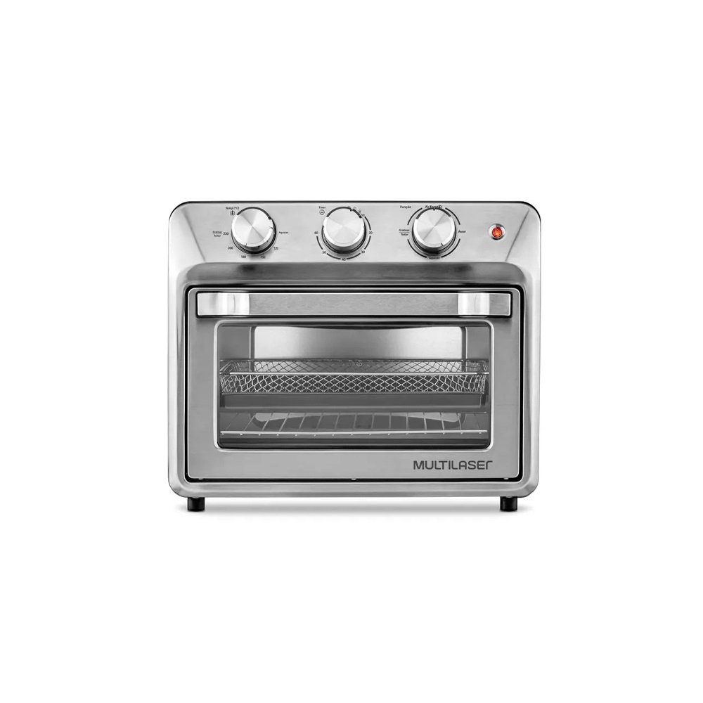 fastrax_103527_6930765a3e4c2.jpg HORNO/FREIDORA SIN ACEITE MULTILASER 25L 1500W 220V NEGRO 2EN1 CE181 - Imagen 1