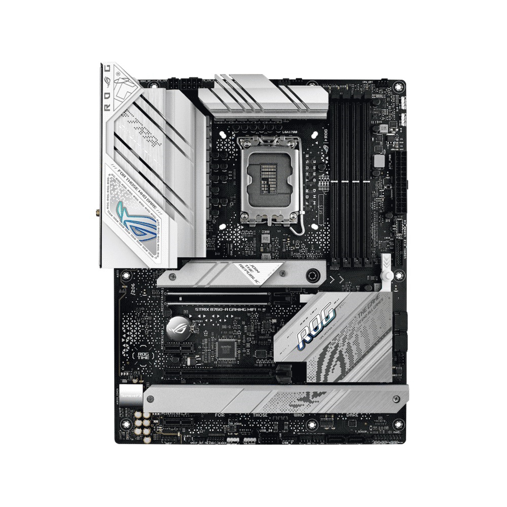 fastrax_103794_693076b094b6d.jpg PLACA MADRE ASUS 1700 B760-A GAMING WIFI DDR5 ROG STRIX ASUS S/R/HDMI/DP/3M2/USB3.2/ATX - Imagen 1