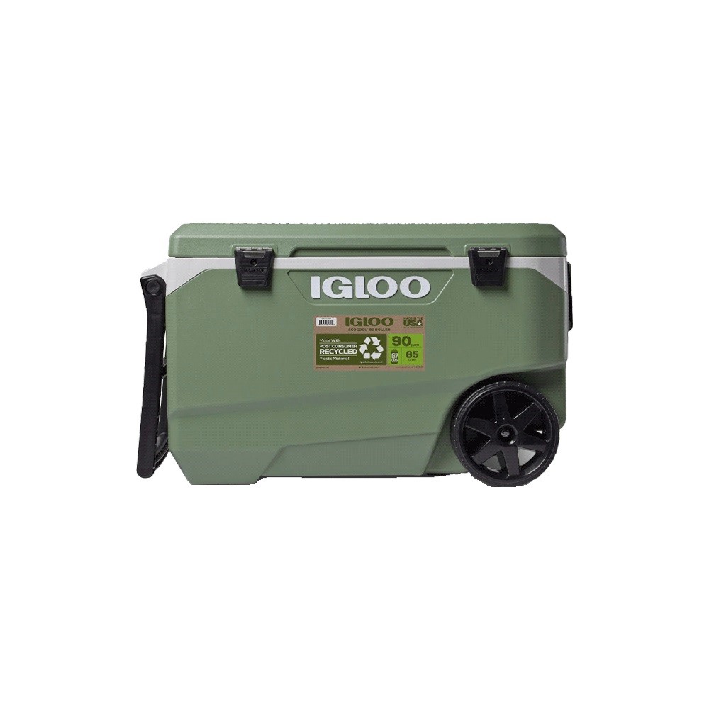 fastrax_104913_69307838696ea.jpg CONSERVADORA IGLOO 85 LITROS ECOCOOL LATITUDE MAXCOLD C/RUEDAS VERDE 34776 - Imagen 1