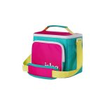 BOLSA TERMICA IGLOO 9 LATAS RETRO SQUARE LUNCH VERDE/ROSA 65479 - Imagen 2