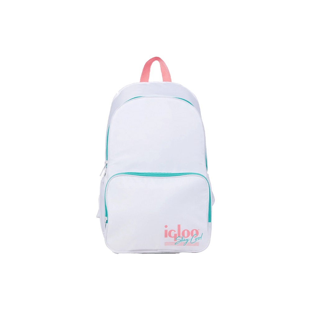 fastrax_104937_693078497e769.jpg MOCHILA TERMICA IGLOO 24 LATAS RETRO BACKPACK BLANCO 60949 - Imagen 1