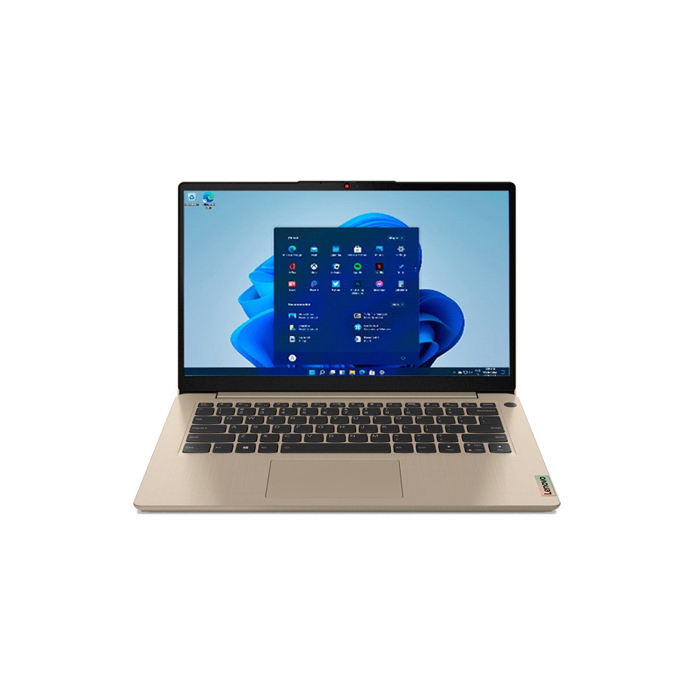 fastrax_105569_6930793216c37.jpg NOTEBOOK LENOVO IDEAPAD 3 82KT00VAUS R7 1.8/8G/512SSD/W11H/14" FHD/DORADO - Imagen 1