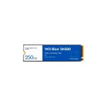 SSD M.2 NVME 250GB WESTERN DIGITAL SN580 WDS250G3B0E BLUE 4000/2000MB/S PCIE 4.0