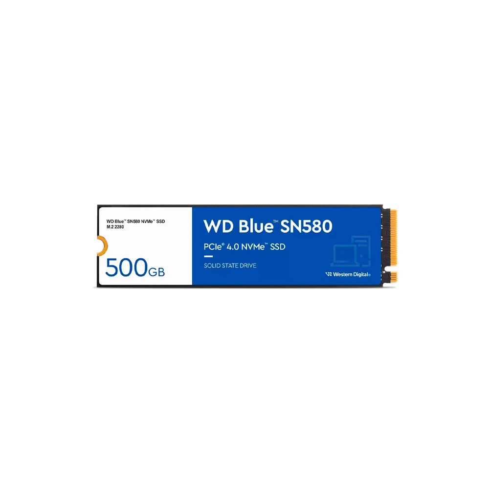 fastrax_106795_69307b4062e4d.jpg SSD M.2 SATA3 500GB WESTERN DIGITAL WDS500G3B0E BLUE 4000/3600MB/S PCIE 4.0 - Imagen 1