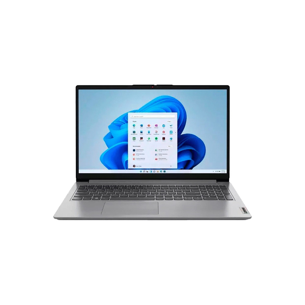 fastrax_107655_69307c9d6b4cd.jpg NOTEBOOK LENOVO IDEAPAD 1 82R400EMUS R5 2.1/8G/512SSD/W11H/15.6" FHD/GRIS - Imagen 1