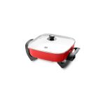 OLLA ELECTRICA CUADRADA 4L MULTILASER CE112USA 1250W 110V CERAMICO ROJO - Imagen 2