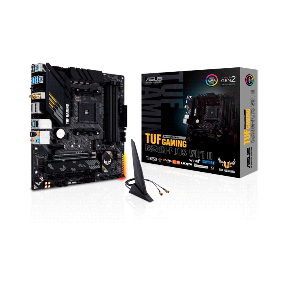 fastrax_110617_693083db652f1.jpg PLACA MADRE ASUS AM4 B550M-PLUS WIFI II TUF GAMING S/R/HDMI/DP/2M2/DDR4/USB - Imagen 1