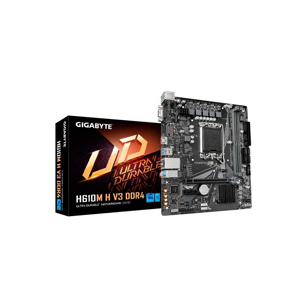 fastrax_114936_69308a2aa835f.jpg PLACA MADRE GIGABYTE 1700 H610M H V3 DDR4 V/S/R/HDMI/M2/USB3.2/MATX - Imagen 1