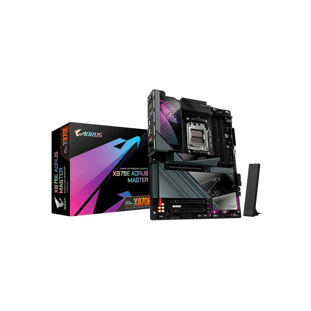 fastrax_115421_69308b18ea5c3.jpg PLACA MADRE GIGABYTE AM5 X870E AORUS MASTER DDR5 S/R/HDMI/4M2/WIFI/USB3.2/ATX - Imagen 1
