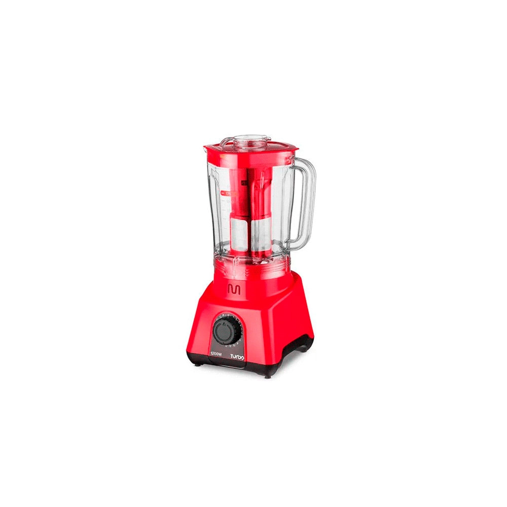 fastrax_116800_69308db817f9b.jpg LICUADORA MULTILASER 2.6L JARRA PLASTICA C/FILTRO 1200W 220V ROJO LQ1204 - Imagen 1