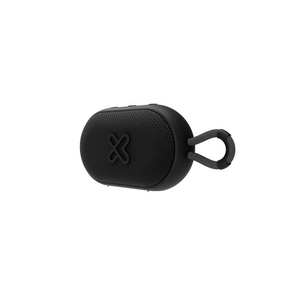 fastrax_117333_69317e9d5cb78.jpg PARLANTE KLIP KBS-030BK 6W GROOVESPLASH BT/BAT/IPX7/TWS/MIC/NEGRO - Imagen 1