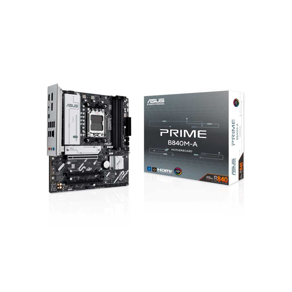 fastrax_119566_693091f5b5bb0.jpg PLACA MADRE ASUS AM5 B840M-A PRIME DDR5 S/R/HDMI/2DP/3M2/MATX - Imagen 1