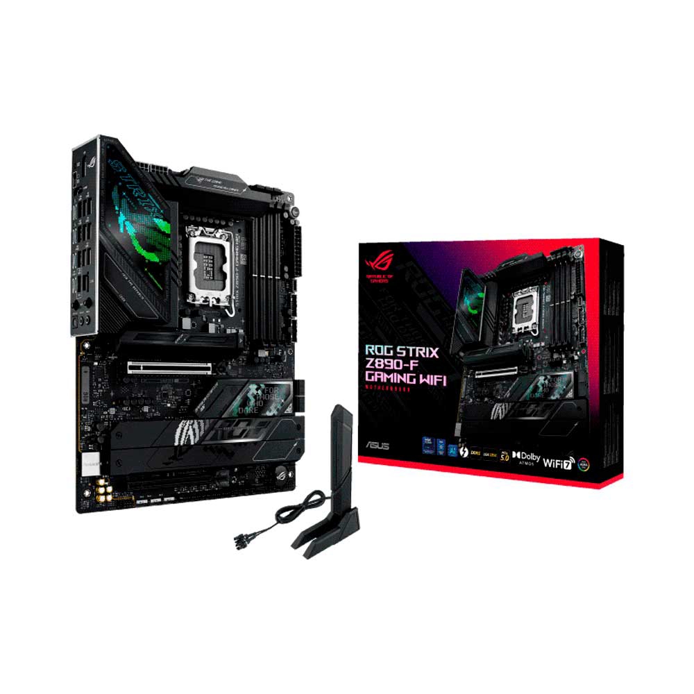 fastrax_119597_693092014920a.jpg PLACA MADRE ASUS 1851 Z890-F GAMING WIFI ROG STRIX DDR5 S/R/HDMI/DP/5M2/USB/ATX - Imagen 1
