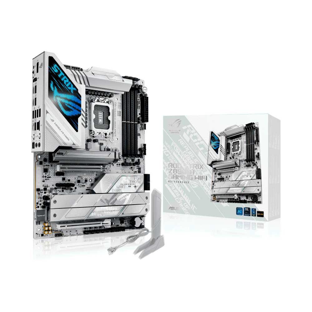 fastrax_119627_693092210bdf1.jpg PLACA MADRE ASUS 1851 Z890-A GAMING WIFI ROG STRIX DDR5 S/R/HDMI/DP/5M2/USB/ATX - Imagen 1
