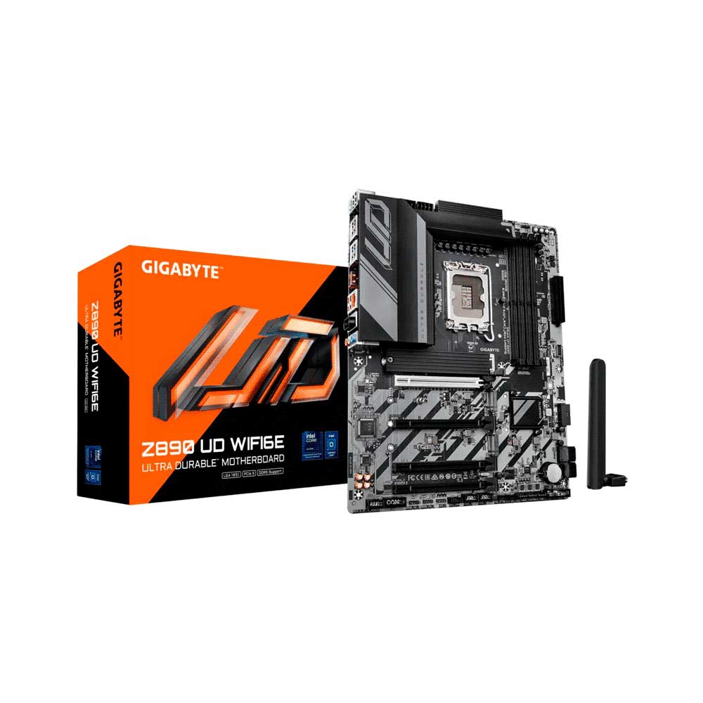 fastrax_119795_693092aeb9a8a.jpg PLACA MADRE GIGABYTE 1851 Z890 UD WIFI6E DDR5 S/R/DP/3M2/USB4/ATX - Imagen 1