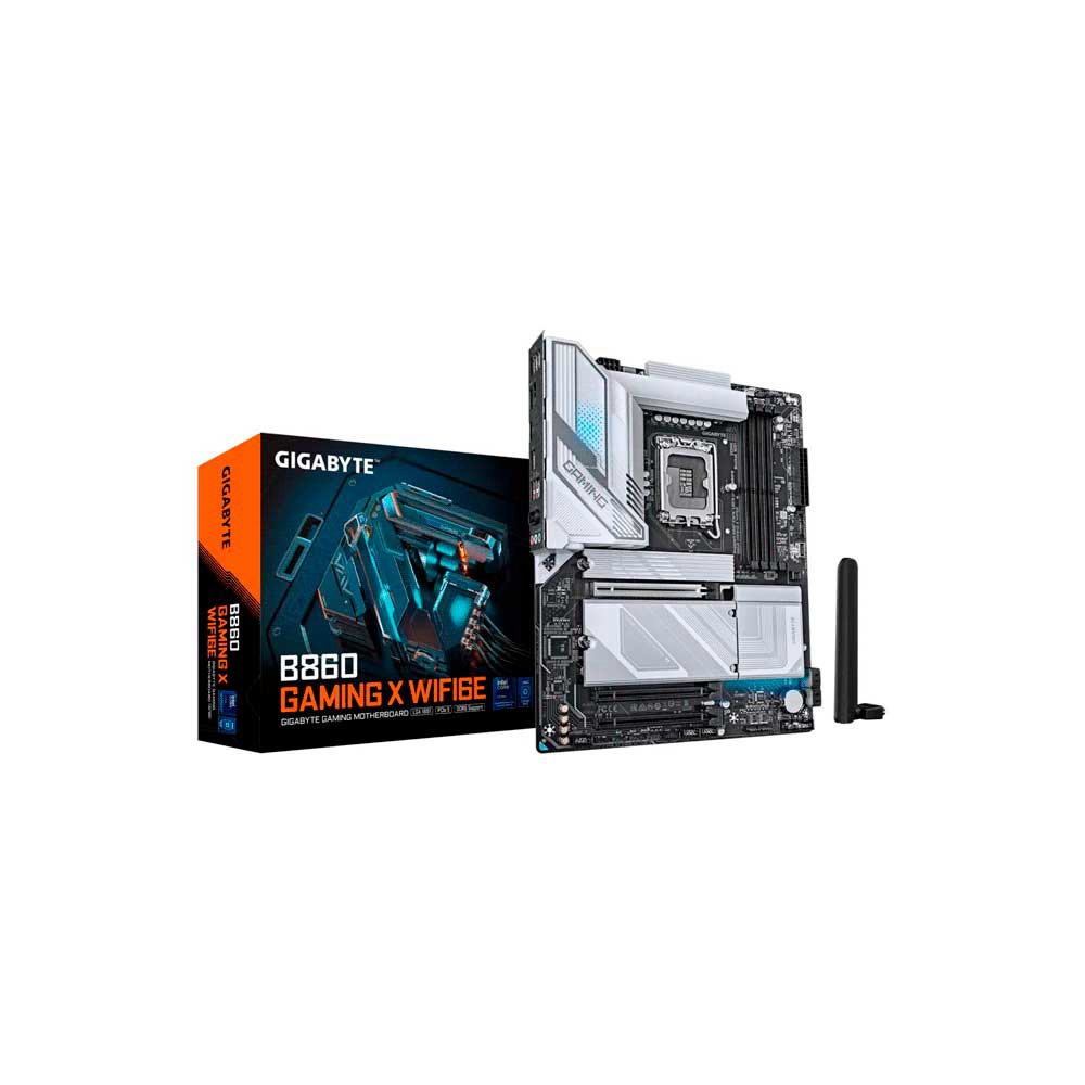 fastrax_123334_693097d51d3c7.jpg PLACA MADRE GIGABYTE 1851 B860 GAMING X WIFI6E DDR5 S/R/HDMI/DP/3M2/USB4/ATX - Imagen 1