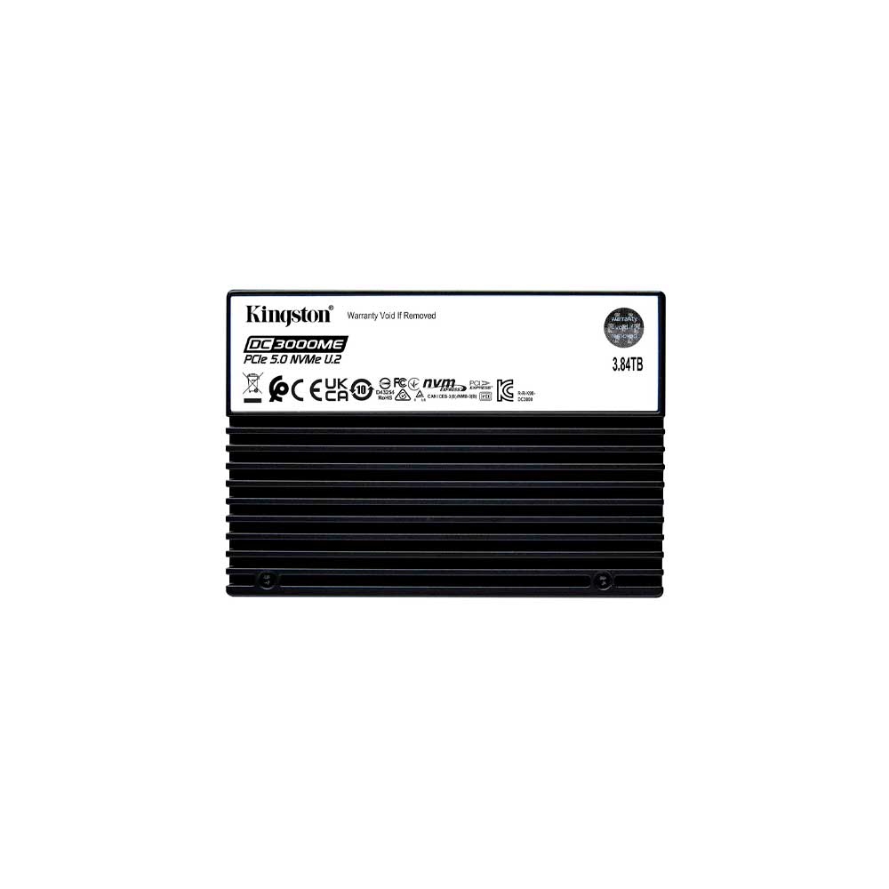 fastrax_125024_6930997f3d14b.jpg SSD U.2 NVME 2.5" 3.84TB KINGSTON DC3000ME PCIE 5.0 SEDC3000ME/3T8 ENTERPRISE - Imagen 1