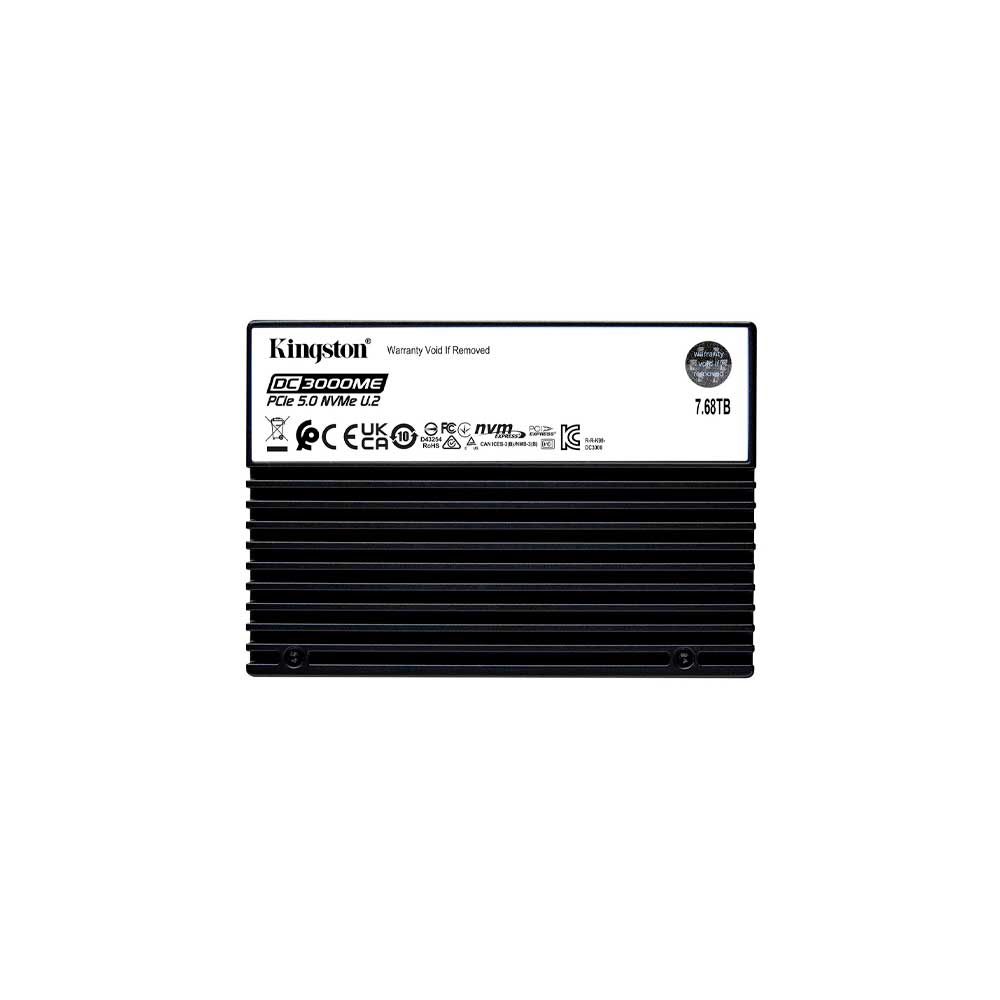 fastrax_125031_69309987bdcf9.jpg SSD U.2 NVME 2.5" 7.68TB KINGSTON DC3000ME PCIE 5.0 SEDC3000ME/7T6 ENTERPRISE - Imagen 1