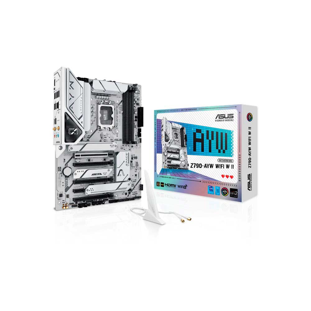 fastrax_126199_69309a3cbd2e4.jpg PLACA MADRE ASUS 1700 Z790-AYW WIFI W II DDR5 ASUS S/R/HDMI/3M2/USB3.2/ATX - Imagen 1