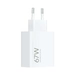 CARGADOR P/ PARED 67W XIAOMI HYPERCHARGER USB-A BIVOLT BHR07SKEU