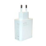 CARGADOR P/ PARED 67W XIAOMI HYPERCHARGER USB-A BIVOLT BHR07SKEU - Imagen 3