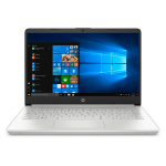 NOTEBOOK HP 14-DQ1010LA CORE i3 1.2/4G/256SSD/W10H/14"HD/PLATA