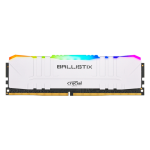 MEMORIA RAM DDR4 8GB 3000 CRUCIAL BL8G30C15U4WL BALLISTIX RGB WHITE - Imagen 3