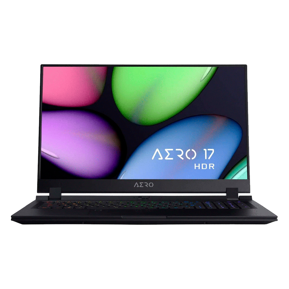 fastrax_69243_69304ba36c805.jpg NOTEBOOK GIGABYTE AERO 17 KC-8LA6150SH CORE i7 2.2/16G/1TBSSD/3060-6G/W10H/17.3 FHD NEGRO - Imagen 1