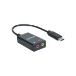 ADAPTADOR DE FONE+MIC/USB-C 153317 2.1/3.5MM/NEGRO - Imagen 12