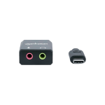 ADAPTADOR DE FONE+MIC/USB-C 153317 2.1/3.5MM/NEGRO - Imagen 13