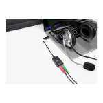 ADAPTADOR DE FONE+MIC/USB-C 153317 2.1/3.5MM/NEGRO - Imagen 14